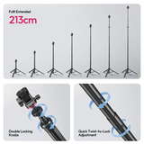 Chân máy tripod máy ảnh tự động mở Ulanzi MT-80
