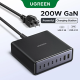 Bộ sạc GaN UGREEN X766 200W 8 cổng 6C2A