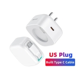 Củ sạc 35W USAMS US-CC210 GaN cáp rút Lightning