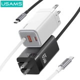 Củ Sạc 65W GaN USAMS CC273 2C+1A