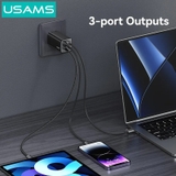 Củ Sạc 65W GaN USAMS CC273 2C+1A