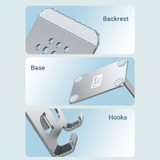 Đế giữ điện thoại/Tablet bằng kim loại xoay 360 độ VENTION KSD