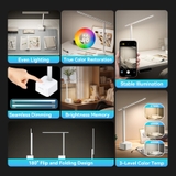 Đèn bàn pin sạc VENTION PDB 2700K-6000K dùng đến 15H