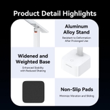 Đèn bàn pin sạc VENTION PDB 2700K-6000K dùng đến 15H