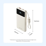 Pin dự phòng Vention XGY 10000mAh 22.5W kèm cáp