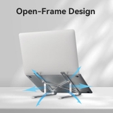 Giá Đỡ Tản Nhiệt Kim Loại Laptop VENTION KDM khung nhôm, 15kg