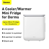 Tủ lạnh mini Baseus Igloo 6L làm mát và giữ ấm