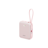 Pin dự phòng AUKEY PB-Y91L màu hồng 10000mAh có cáp tích hợp