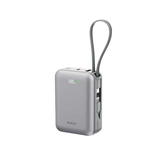 Pin dự phòng AUKEY PB-Y92L 20000mAh màu xám, hai cáp USB-C và Lightning