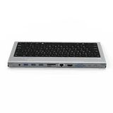 Bàn phím kiêm bộ chia cổng 11 in 1 USB-C Keyboard Hub Feeltek