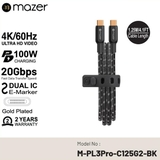 Dây Cáp Mazer Infinite LINK 3 Pro Cable C to C USB 3.2 Gen 2x2 HDMI4K 60Hz 20Gbps 100W