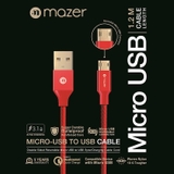Dây Cáp MAZER CBL MICRO-USB/QC3.0/3.1A (1.2M)