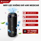 Máy lọc không khí ô tô kết hợp tinh dầu Medicar Pro V2 4in1