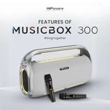 Loa Bluetooth Karaoke HiFuture MusicBox 300 150W, 18000mAh