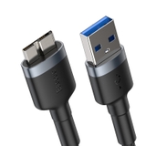 Cáp nối dài Baseus Cafule USB3.0 Female/Micro-B/USB3.0 Male