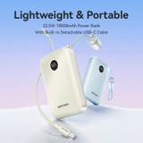 Pin sạc dự phòng tích hợp cáp sạc VENTION 10000mAh 22.5W