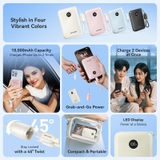 Pin sạc dự phòng tích hợp cáp sạc VENTION 10000mAh 22.5W