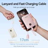 Pin sạc dự phòng tích hợp cáp sạc VENTION 10000mAh 22.5W
