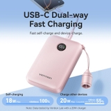 Pin sạc dự phòng tích hợp cáp sạc VENTION 10000mAh 22.5W