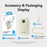 Pin sạc dự phòng tích hợp cáp sạc VENTION 10000mAh 22.5W