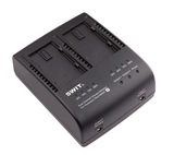Bộ sạc và chuyển đổi 2 kênh Panasonic VW-VBD và CGA Swit S-3602D DC 8.4V, 2.2A×2