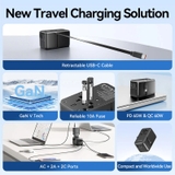 Sạc Du Lịch Toàn Cầu 1C + 2A VENTION FJI (US/UK/EU/CN) 65W