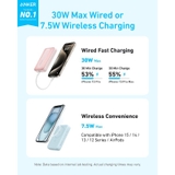 Sạc dự phòng từ tính 30W Qi ANKER Zolo A1684 10000mAh