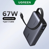Mua pin-du-phong-20000mah-ugreen-pb550-67w-cap-c-tich-hop-san tại chube, chính hãng, giá tốt