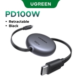 Cáp sạc dây rút USB-C to USB-C Ugreen L531 PD 100W