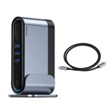 Hub chuyển Baseus Working Station 17 in 1 LV698 (CAHUB-DG0G)