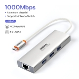 Hub mở rộng Baseus PortalJoy Series 4-Port HUB Frost