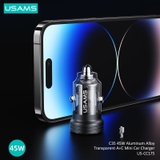 Tẩu Sạc 45W USAMS CC175 C35 1C+1A