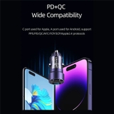Tẩu sạc 60W USAMS CC208 C39 1C+1U