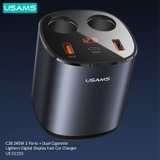 Tẩu sạc nối dài 1C2A USAMS CC151 C28 245W