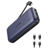 Pin dự phòng Ugreen  PB172 tích hợp Cáp PD 10000mAh