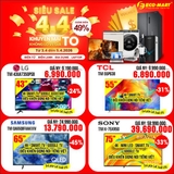 🎉 SIÊU SALE 4.4  – KHUYẾN MẠI TO, KHÔNG LO VỀ GIÁ 🎉 từ 03.04 đến 05.04.2026