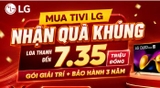 MUA TIVI LG – NHẬN QUÀ KHỦNG ĐẾN 7,35 TRIỆU ĐỒNG TẠI ECO-MART