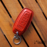 Bao da chìa khóa ô tô Audi Q - M2 - Dòng da Vachetta