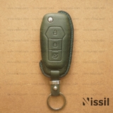 Bao da chìa khóa ô tô Ford Ranger XLS - K2 - 3 nút - Dòng da Vachetta