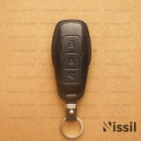Bao da chìa khóa ô tô Ford Explorer - 3 nút - Dòng da Vachetta