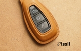 Bao da chìa khoá ô tô Ford Focus, EcoSport - Dòng da bê Epsom