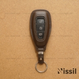 Bao da chìa khoá ô tô Ford Focus, EcoSport - Dòng da bê Epsom