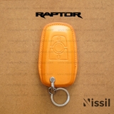 Bao da chìa khóa ô tô Ford Ranger Raptor - 2 nút - Dòng da Vachetta