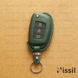 Bao da Hyundai Accent - chìa cơ - K - Da đà điểu