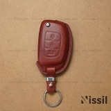 Bao da chìa khóa ô tô Hyundai - K - Dòng da Vachetta