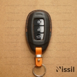 Bao da Hyundai Accent, Santafe, Kona - 3 nút - Epsom mix