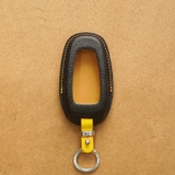 Bao da chìa khoá ô tô Hyundai Santafe, Tucson, Ioniq 5 - Dòng da bê Epsom mix màu