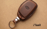 Bao da chìa khóa ô tô Hyundai Tucson, i10, Elantra - Dòng da Vachetta