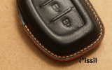 Bao da chìa khóa ô tô Hyundai Tucson, i10, Elantra, Creta - Dòng da Vachetta mix