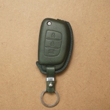 Bao da chìa khóa ô tô Hyundai - K - Dòng da Vachetta
